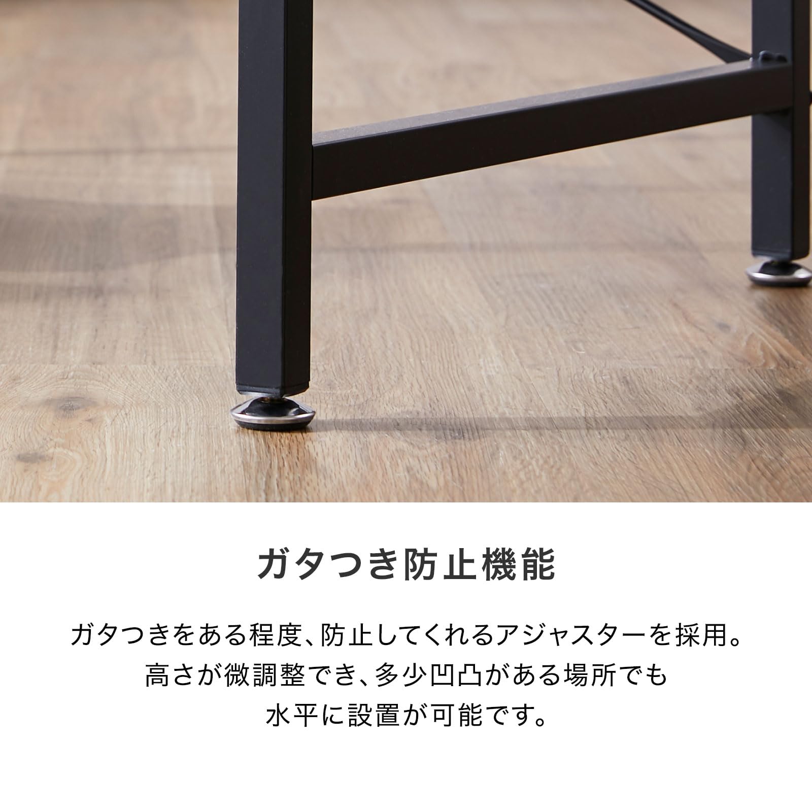 LOWYA デスク 140cm幅 ブラウン 大型学習